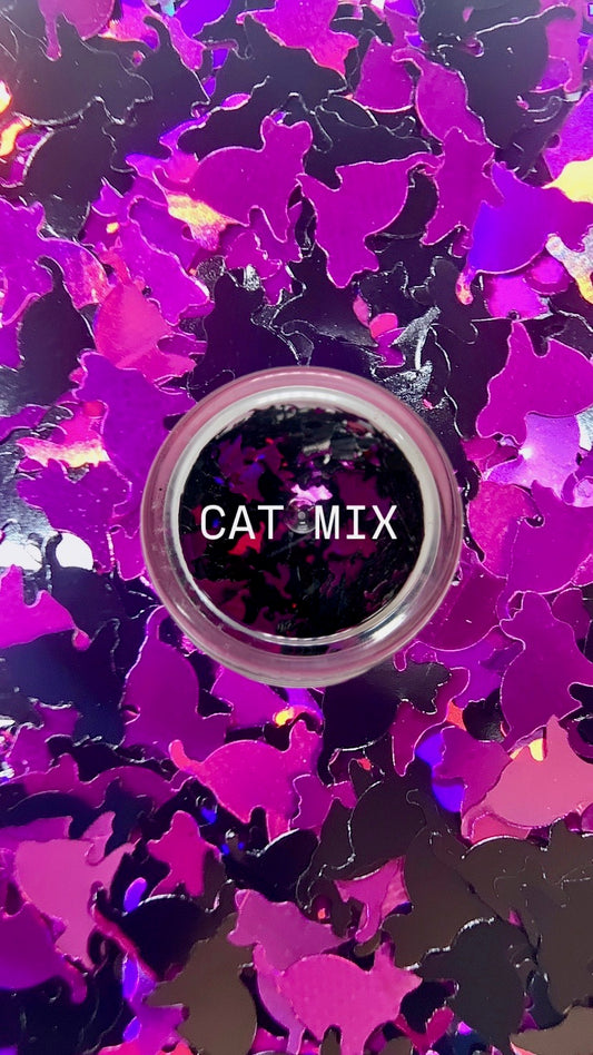 Black & Pink Holo Cats