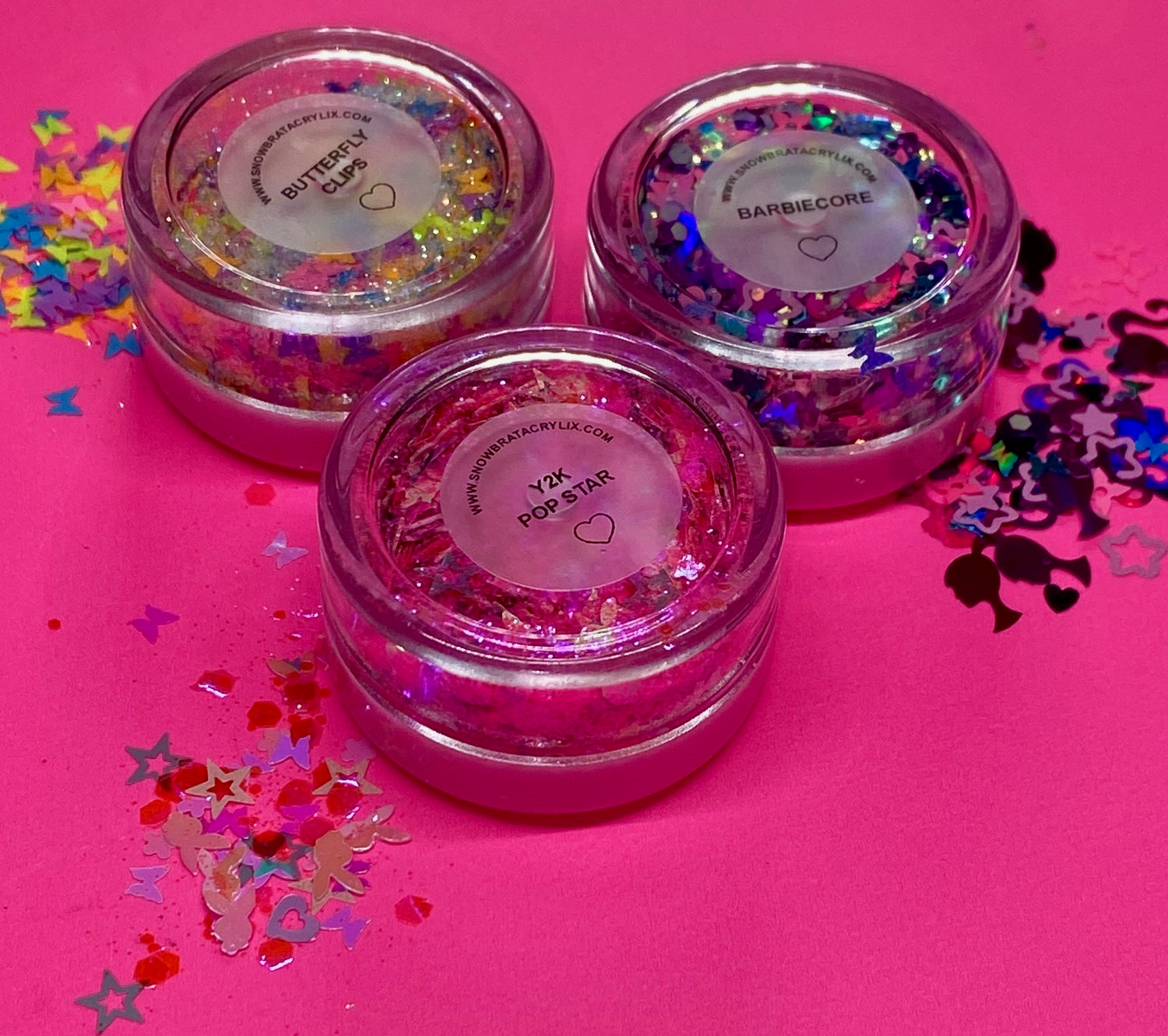 Kawaii Raw Glitter Mixes